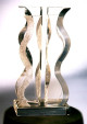Miami Acrylics D-518C Cascade Acrylic Sculpture – Clear & Crystalized