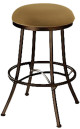Tempo Furniture Chaucer Swivel Backless Bar Stool
