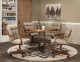 Caster Chair Company 5 Piece Dining Set - WE3Z70-42 Table with D8Z327-02/08 Caster Chair
