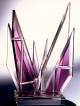 Miami Acrylics D-575 Eruption Acrylic Sculpture – Violet