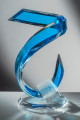 Miami Acrylics J-65 Serenity Acrylic Sculpture – Blue