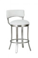 Tempo Furniture Bali Swivel Barstool in Stainless Steel