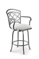 Tempo Furniture Boston Swivel Barstool with Arms